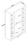 cumpără Dulap Trendy BA116-2247, 120x190x47cm în Chișinău 