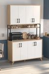 cumpără Dulap Bofigo Bufet 12-88-41 Stejar Safir/Alb în Chișinău 
