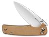 купить Нож походный Sencut S21007-3 Sachse, mâner Micarta maro, Button Lock в Кишинёве 
