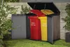 cumpără Căsuţă de grădină Keter 57682 Deco SIO Darwin 1150L, 141x82x120cm, nuc în Chișinău 