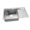 cumpără Chiuveta de bucatarie inox 3 mm ZERIX ZH (satin) stanga 7849 L în Chișinău 