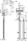 Aquno Select M81 Baterie de bucătărie, 250 , cu duș extensibil 2 jet , sBox