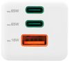 купить Зарядное устройство сетевое Hama 201996 Charger 2x USB-C, 1x USB-A, Power Delivery (PD), Quick Charge 3.0, GaN, 65W, white в Кишинёве 