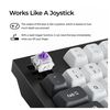 купить Клавиатура Keychron Q5 HE QMK Wireless Custom Full-Metal Mechanical Keyboard (Q5H-P1), Shell White в Кишинёве 