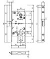 Broasca de cilindru AGB Mediana Evolution + contraplaca auriu opac