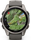 cumpără Ceas inteligent Garmin Fenix 9, 43mm, Bare Ti, Pebble Gray Band (010-04761-11) în Chișinău 