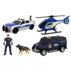 cumpără Mașină Wenyi WY1151B-3 1:32 Set vehicule de poliție cu fricțiune (lumini/sunete) în Chișinău 