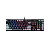cumpără Tastatura gaming Gaming Keyboard Bloody B808N, Mechanical, Optical Tackile SW, Fn keys, Aluminum, Spill-resistant, Neon Backlight, 1.8m, USB, EN/RU, Black/Grey (tastatura/клавиатура) în Chișinău 