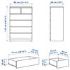 cumpără Comodă Ikea Malm 6 sertare 80x123 (Alb) în Chișinău 