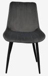 купить Комплект стол и стулья Evelin di Costacurta cтол DT-404-6B + 3 стула YTC-055B Bluvel-14 (Dark grey) в Кишинёве 