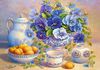 купить Головоломка Trefl 10466 Puzzles - 1000 - Blue bouquet в Кишинёве 