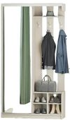 купить Мебель для прихожей MebelStar LINDA 120x40x220 (cu oglinda) Grey (MBS-4382) в Кишинёве 