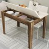 cumpără Masă Trendy Kiev 508-Nuc, Smantana 110x75x72cm în Chișinău 