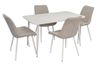 купить Комплект стол и стулья Evelin di Costacurta стол DT-405-4Wh + 4 стула YTC-055Wh Light grey в Кишинёве 