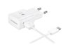 Original Sam. EP-TA20, Fast Travel Charger + Type-C Cable, White 
