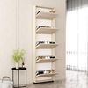 купить Полка для обуви Mobildor-Lux Leo Slim 50x16x203H cm Sonoma в Кишинёве 