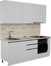 купить Мебель для кухни ArtFlame GOLA White (2.2 m.l.) в Кишинёве 