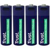 купить Аккумулятор Trust TR25631 USB-C Rechargeable Battery AA 1700 mAh, 4 Pack в Кишинёве 