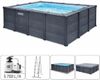 cumpără Piscină cu cadru Intex 26396 Graphite Gray Panel 400x300x124cm, 10091L, cadru metalic în Chișinău 