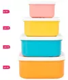 cumpără Container alimentare Badabulle B005800 Set cutii depozitare alimente, 4 buc. în Chișinău 