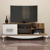 купить Тумба напольная для TV Trendy Sultan, Nuc, Alb 130x50x45cm в Кишинёве 