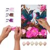 cumpără Set de creație Okto 30012 3D Pictură pe numere cu plastilină ușoară 30×40сm, Colibri îndrăgostiți în Chișinău 