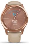 купить Фитнес-трекер Garmin Vivomove Luxe Rose Gold-Beige Leather (010-02241-21) в Кишинёве 