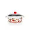 cumpără Cratiță Metalac 51701 эмалированная Kitchen 24cm, 5l, крышка стекло în Chișinău 