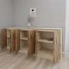 cumpără Comodă Smartex (16485) Т8 180cm Ivory+Stejar Inchis în Chișinău 