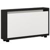 cumpără Raft pentru încălțăminte Mobildor-Lux Leo Slim 50x16x47H cm Anthracite/White în Chișinău 