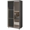 cumpără Dulap my-STYLE C10H1T01AM02-U23, 100x210, антрацит în Chișinău 