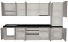 купить Мебель для кухни ArtFlame GOLA New Grey (3,6 m.l.) в Кишинёве 