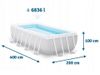 Intex 26788 Piscina Carcas Metal 400x200x100cm, 6836L 