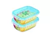 Set containere alimentare EZ Lock 2buc, 0.5l, 18X12X5cm