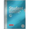 cumpără Carnet Brunnen Notebook College-Block A4 pe o spirală în punct, 80 de foi 90 g/m2, coperta albastru metalic în Chișinău 