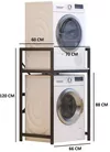 cumpără Raft pentru mașină de spălat Hanah Home C7 White Black în Chișinău 