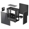 купить Корпус Case Middletower Deepcool MATREXX 40 3FS Micro-ATX Black no PSU, Side Window, 1xUSB3.0/ 1xUSB2.0/ Audio Pre-installed: 3x120mm tri-color fan (carcasa/корпус) в Кишинёве 