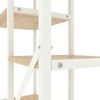 купить Cтеллаж складской Nex Home Raft metalic Loft Cascade 1780x700x300mm, 7 nivele, PAL, White / Oak Artisan в Кишинёве 