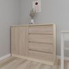 купить Комод Smartex (16094) Т2 120cm Ivory+Stejar Deschis в Кишинёве 