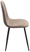 cumpără Scaun Deco C-710 Catifea + Black Legs Brown (HLR-49) în Chișinău 