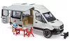 cumpără Mașină Bruder 2672 MB Sprinter Camper cu sofer, 50740 în Chișinău 