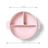 купить Посуда для кормления BabyOno 1661/02 Placa de silicon cu ventuza si capac (roz) в Кишинёве 