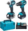 cumpără Set de scule electrice Makita DLX2537TJ (Set DHP490+DTD153+DC18RC+BL1850Bx+MAKPAC) în Chișinău 