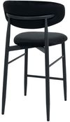 cumpără Scaun de bar Deco Bar Meridian Catifea Black (HLR66)+Black Legs în Chișinău 