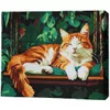 купить Картина по номерам BrushMe MG0021FC 40х50 см (без коробки) Кот на качелях в Кишинёве 