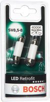 cumpără Lampă auto Bosch C5W LED Retrofit 12V 1W SV8,5-8 Blister (2шт.) (1987301502) în Chișinău 