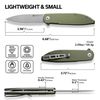 купить Нож походный Sencut S22019-4 Bocll II, G10, Liner Lock в Кишинёве 