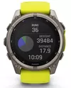 cumpără Ceas inteligent Garmin Fenix 8 – 51 mm, Solar, Sapphire, Titanium with Amp yellow (010-02907-21) în Chișinău 