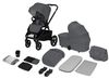 купить Детская коляска Lionelo Carucior 2in1 Carmine Grey Stone в Кишинёве 