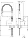 cumpără Bateria bucătărie Gessi 60960-149 Finox Br Nickel în Chișinău 